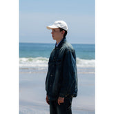 Unisex Jacket Retro Washed Workwear Denim Jacket Loose Denim Jacket